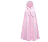 Winter Girls Velvet Princess Long Cloak Fancy Fairy Cinderella Anna Elsa Aurora Rapunzel Kids Floor Length Corduroy Hooded Cape