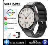2025 GPS Track Smart Watch 6 Reloj Inteligente Hombre 1,39 Inchs Pantalla Táctil Complete 360*360 HD AMOLED Siempre Muestra , Reloj De Temperatura Corporal, Reloj De Azúcar En Sangre,Bluetooth Llama Smartwatch Hombres, IP68 Impermeable Reloj De Mujer