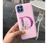 For Samsung Galaxy M33 Case CuteLetters A To Z Soft TPU Silicone Phone Case Back Cover For Samsung M33 M 33 5G SM-M336B Fundas