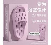 Bathroom Women Indoor Home All Seasons Shower Quick-Dry  Non-Slip Drainage Cool Slippers for Men