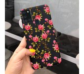 Silicone Phone Case For Samsung Galaxy A21S Case 6.5" Back Cover Coque Funda Samsung A21S a21 S Protective Bumper Flowers Capa