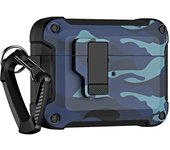 Security Lock Case For 2023 2022 Airpods Pro 2 Accessories Camouflage Case with Switch Headset Case Shockproof Cover For AirPods