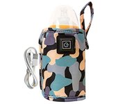 Calentador de botellas de agua y leche con USB, bolsa aislante de viaje para cochecito de bebé