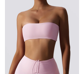 Ctenkevet-Sujetador sin tirantes para mujer, sujetador de Yoga, ropa interior deportiva para gimnasio, Top de tubo para mujer, Sujetador deportivo, Top corto de Fitness para mujer