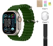 2025 New HK9 Ultra 2 Smartwatch Bluetooth Call Voice Assistant Information Reminder Screen Pointer Compass AMOLED Compatible with Android IOS Smartwatch