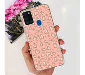 For Galaxy A21s Phone Case Oil Flower Butterfly Painting Soft Clear Housing For Samsung Galaxy A21s SM-217F TPU Silcione Capas