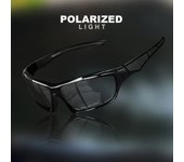 Gafas de sol deportivas de moda, gafas de sol polarizadas anti-ultravioleta, monturas redondas de metal, gafas UV400 para hombre y mujer