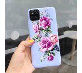 For Samsung M12 Cases Samsung Galaxy A12 F12 Cover Back Shell Soft Silicone Zebra Block Coque Capas A 12 M 12 Soft Housing Case
