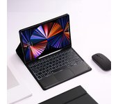 Keyboard Case for Samsung Galaxy Tab A8 10.5 inch SM-X200 SM-X205 SM-X207 Touchpad Backlit Spanish Keyboard Cover
