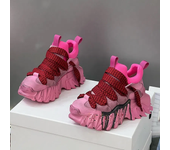 Autumn Platform Mesh Sneakers Women Breathable Tennis Female Vulcanized Shoes Spring Chunky Sneakers Sports Dad Shoes Woman