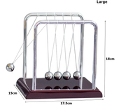 Bola de Pendulio Newton Equilibrio Perpetuo en Rotación Juguete de Física para Decoración del Hogar