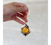 Game Impact Fontaine Sumeru Wanderer Light Pervious Key Chain 7 Element Eye Of Original God Cosplay Toy KeyRing