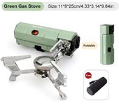 Camping stove, 2670W portable folding cassette tape, outdoor picnic gas burner, VIE barbecue kitchen, heating system