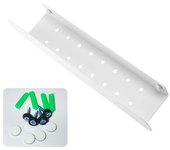 Wall-mounted Bathroom Storage Rack Space Saving Anti Rust Stainless Steel Storage Shelf Durable Large Capacity Shower Drain Rack