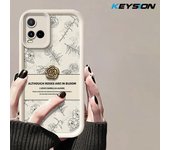 KEYSION Retro Flower Case for VIVO Y21 Y21S Y21T Y21A Y33S Y33T Soft Silicone Shockproof Phone Back Cover for VIVO T1X