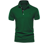 polos hombre manga corta ropa hombre día del padre Cotton Men's Polos Giraffe Embroidery Short Sleeve Polo Shirts for Men High Quality Brand Design Polos Men Clothing