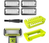 Cabezales de recorte para One Blade QP2520 QP2530 QP2620 QP2630 QP6510 QP6520, juego de cuchillas de repuesto, accesorio de reco