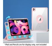 For iPad Air 6 11" 2024 720° Rotatable Detachable Magnetic Case Folding Back Cover Funda Stand for Air M2 11 2024