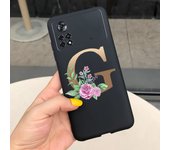 For Xiaomi Poco X4 Pro 5G Case Soft Letters Alphabet Painted Phone Cover For Xiaomi Poco M4 Pro 4G Funda PocoX4 M4 Pro 2022 Capa
