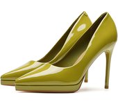 2024 new style women's shoes/sandals/high heels/stilettos/pointed toes/spring/summer/autumn/winter/banquet/wedding/work/leather/Black
