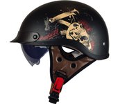 Cascos moto hombre Retro mujer aire libre seguro coche electrico