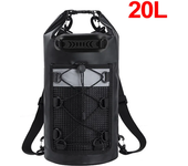 Paquete de natación de PVC, mochila seca para mujeres y hombres, 10L, 20L, impermeable, hombro, Kayak, senderismo, Rafting, surf, bolsa de navegación