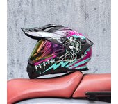 Cascos de moto mujer hombre aire libre trail rally seguro Equipo Protector