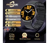 New reloj inteligente 1.43" AMOLED 7.9mm ultra-thin,always displays time,Bluetooth call,GPS tracker for men Sports wristband