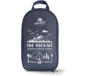 Juego de utensilios de viaje portátiles de acero inoxidable, 9 piezas, para acampar, Picnic