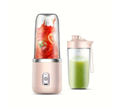 Licuadora portátil de 6 hojas de 400ML, exprimidor eléctrico con taza para viaje, mezclador de exprimidor portátil, licuadora de zumo de fruta fresca Usb, batido