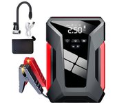 Arrancador de batería de coche multifuncional, bomba de aire de39800mAh, potencia de emergencia automotriz, inflador de neumáticos de 150PSI, Banco de energía con bolsa
