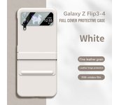 Luxury Leather Cover Case For Samsung Galaxy Z Flip 4 3 with Glass Screen Protector Touch Pen