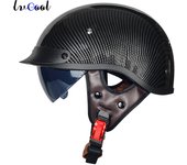 Cascos moto hombre Retro mujer aire libre seguro coche electrico