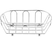 Creative Carbon Steel French Fries Basket Reusable Rust-proof Food Frying Basket Mini Snack Bucket for Kitchen