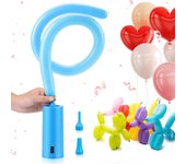 Bomba de Aire Globo Eléctrica Portátil Weinsamkeit Doble Boquilla Ideal para Fiestas, Bodas, Cumpleaños Festivales Decoraciones