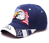 Gorras de Golf con bordado 3D de águila americana y bandera de EE. UU., gorra de béisbol, sombrero de camionero de retazos, sombreros Snapback patrióticos, hombres y mujeres