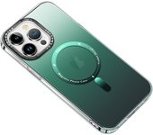 Gradient Case For iPhone 14 Pro Max Matte Magnetic Magsafe Phone Case For iPhone 15 13 12 11 Pro Max Mini Shockproof Cover