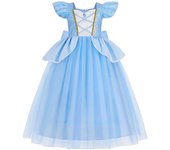 Cinderella Belle Costume for Girls Halloween Disguise Cosplay Rapunzel Princess Dress Baby Christmas Birthday Party Kids Clothes