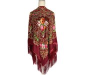 Russian Scarf Women’s Luxury Shawls Retro Ethnic Headband Hijabs Printed Floral Headwraps Big Size Square Babushka Handkerchief