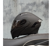 Casco Modular para motocicleta, protector de cara completa, doble viseras, aprobado por DOT, ORZ-991