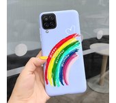 For Samsung Galaxy A12 Case 6.5" Shockproof Flower Back Cover For Samsung A12 A 12 Cute Girl Soft Silicone Phone Fundas Bumper