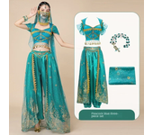 Traje de baile para mujer,Traje de baile estilo chino,Traje de princesa Aladdin Jasmine,Traje de baile estilo exótico