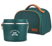 110V/220V Electric Water Free Portable Lunch Box Car Rice Cooker Constant Temperature Heating Food Warmer 1.2L