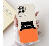 For Samsung Galaxy M53 5G Case SM-M536B Cover Fashion Tulip Flower Square Lens Protective Case For Samsung M33 5G SM-M336B Funda