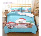3pcs Bedding Set Cartoon Bubu and Dudu Series Design Home Textile Duvet Cover Pillow Case Kid Teen Girl Bedding Lover Covers Set