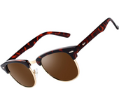 Gafas de sol polarizadas retro medio marco clásico para Hombre y Mujer MJ56