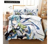 Anime Sword Art Online Bedding Sets Home Textile Pillow Case 3D Bed Linen Duvet Covers Kids Gift Bed Set Home Textiles Bedding