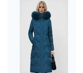 New plus size down cotton winter hooded pufferfish quilted jacket casual warm long women's parka coat