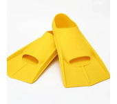 Aletas cortas de natación de pato amarillo para niños, zapatos de rana de silicona para buceo, equipo de entrenamiento, Popular