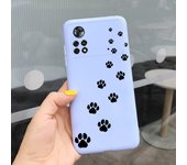For Xiaomi Poco X4 Pro 5G Case Fashion Feather Painted Silicone Cover For Xiaomi Poco M4 Pro 4G Funda Soft Coque PocoX4 Pro Bags